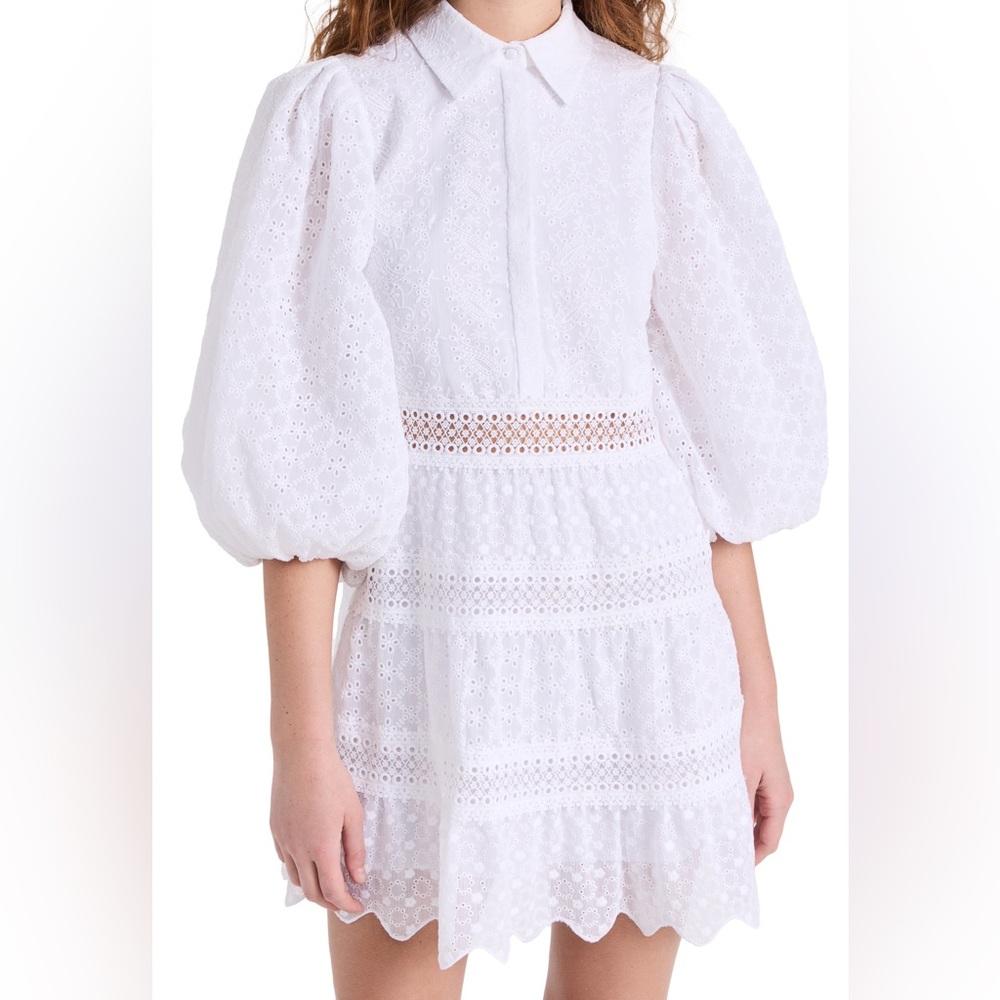 Alice + Olivia Ivory Blakesley Dress